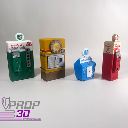 Miniature Perk Bundle - Juggernog - Quick Revive - Double Tap 2 - Speed Cola - Scale Model Parody Perk Machine, Zombies Inspired.