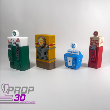 Miniature Perk Bundle - Juggernog - Quick Revive - Double Tap 2 - Speed Cola - Scale Model Parody Perk Machine, Zombies Inspired.