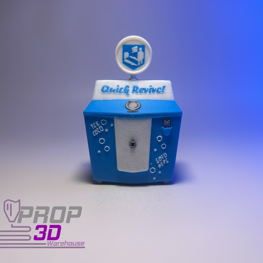 Quick Revive Miniature - Scale Model Parody Perk Machine, Zombies Inspired.